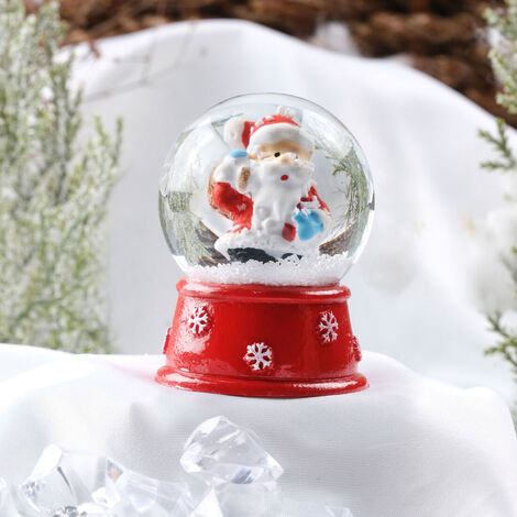 Round Santa Claus Snow Globe - 1