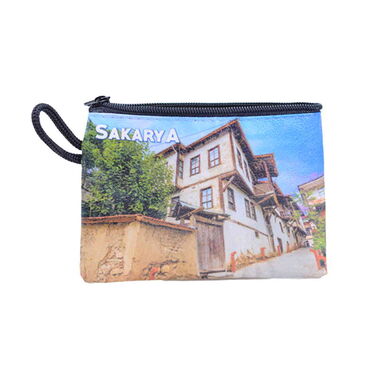 Sakarya Themed Turkish Woven Wallet 113x80x8 mm - Myros