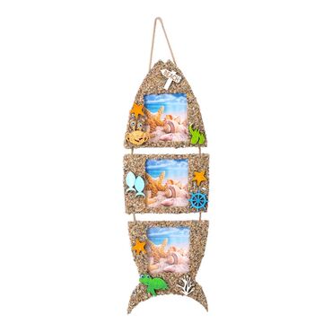 Myros - Sandy Triple Fish Frame 18X60 Cm