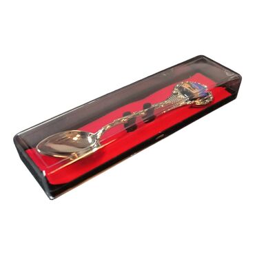 Sanliurfa Themed Collectible Souvenir Metal Tea Spon With Giftbox 25x130 mm - 2