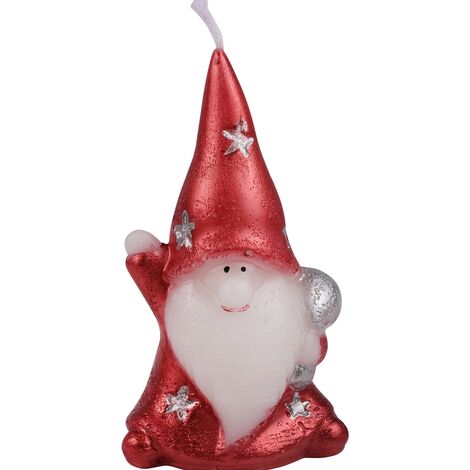 Santa Claus Candle Number 1 Design - 2