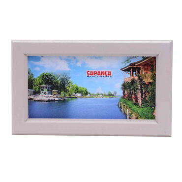 Myros - Sapanca Temalı Ahşap Orta Boy Çerçeve 130x205 mm
