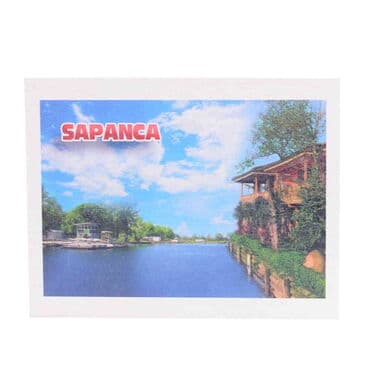 Sapanca Themed Wooden UV Printed Travel Postcard 116x150 mm - 4