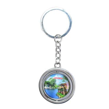 Sapanca Themed Metal Spinner Keychain 38x100 mm - 3