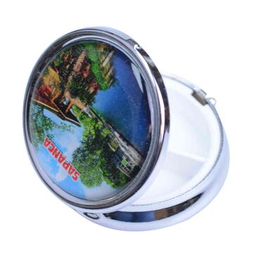 Sapanca Themed Customised Epoxy Round Pill Box 50x15 mm - 2
