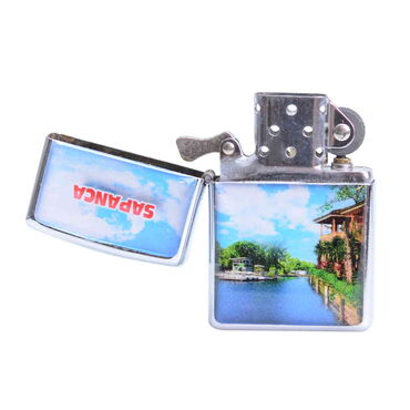 Sapanca Themed Custom Printed Metal Gasoline Lighter - Thumbnail