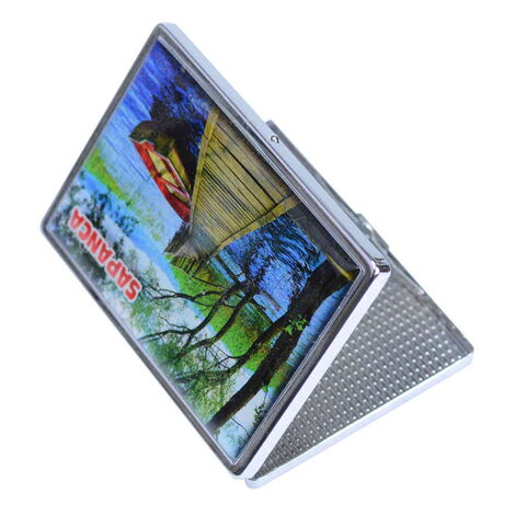 Sapanca Themed Metal Cigarette Case 103x80x11 mm