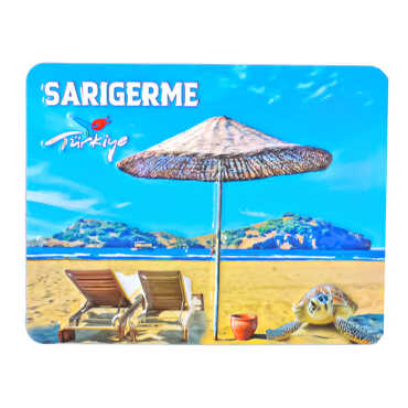 Sarıgerme Themed Embossed PVC Refrigerator Magnet 70*90 mm - 4