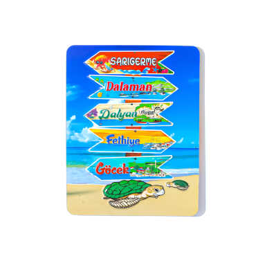 Sarıgerme Themed Embossed PVC Refrigerator Magnet 70*90 mm - 5