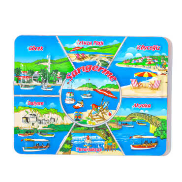 Sarıgerme Themed Embossed PVC Refrigerator Magnet 70*90 mm - 6