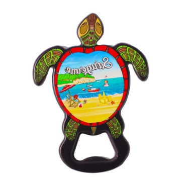 Sarıgerme Themed UV Printed Turtle Bottle Opener