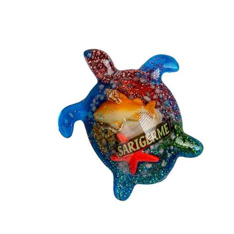 Sarıgerme Themed Clear Polyester Refrigerator Magnet - 2