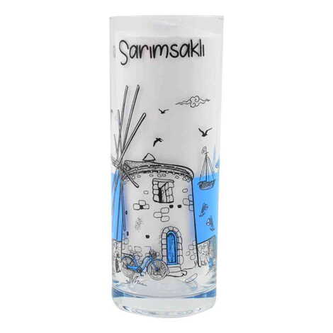 Sarimsakli Themed Custom Printed Raki-Ouzo Glass