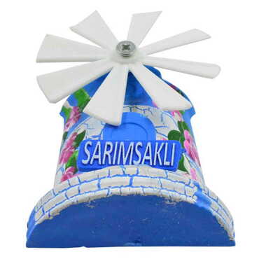 Sarimsakli Themed Marine Themed Windmill Travel Fridge Magnet - Thumbnail