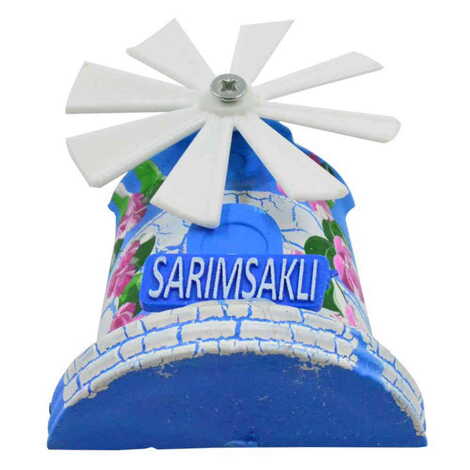 Sarimsakli Themed Marine Themed Windmill Travel Fridge Magnet