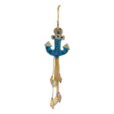 Myros - Sea Shell Turquoise Wind Bell Hanging Decor