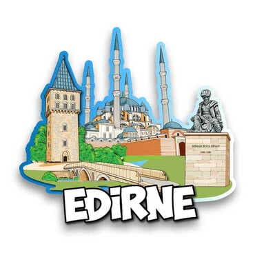 City Themed Wooden Customised 2D Souvenir Fridge Magnet
