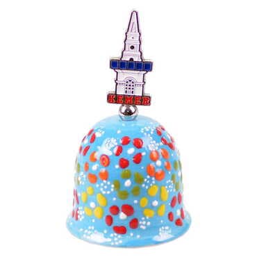 City Themed Turkish Ceramic Collectible Souvenir Bell - 2