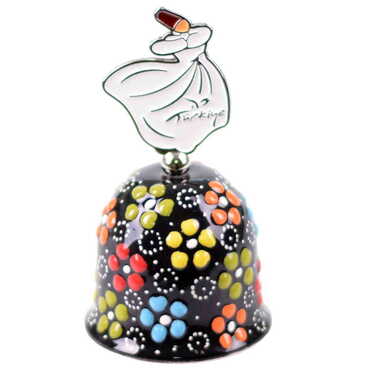 City Themed Turkish Ceramic Collectible Souvenir Bell - 5