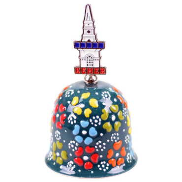 City Themed Turkish Ceramic Collectible Souvenir Bell - 8