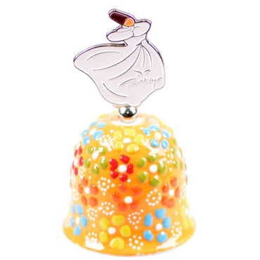 City Themed Turkish Ceramic Collectible Souvenir Bell - 9