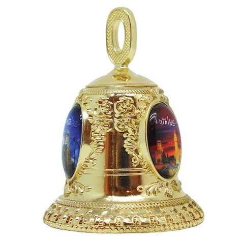 Şehre Özel Myros Metal Altın Renk Çan 50x135 mm