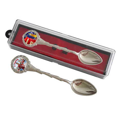 City Themed Collectible Souvenir Metal Tea Spon With Giftbox 25x130 mm - 2