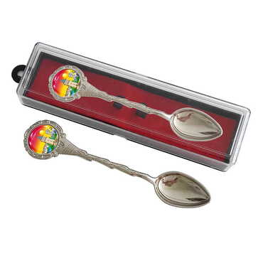 City Themed Collectible Souvenir Metal Tea Spon With Giftbox 25x130 mm - 3