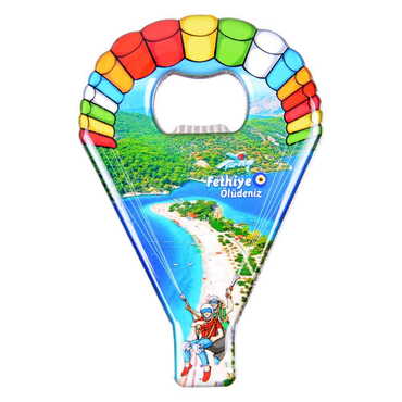 Myros - Şehre Özel Myros Metal Paraşüt Açacak Magnet 113x75 mm