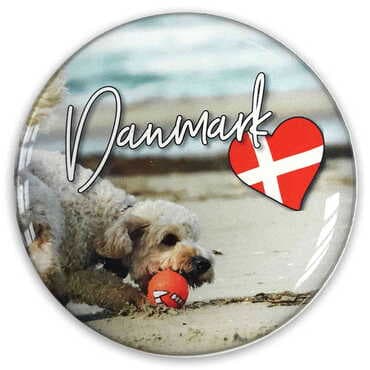 City Themed Epoxy Dome Round Souvenir Fridge Magnet 67 mm