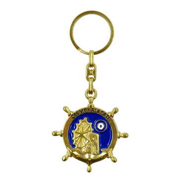 City Themed Metal Customised Enamel Keychain - 11