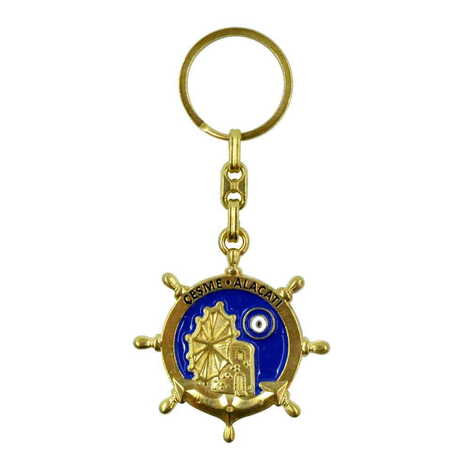 City Themed Metal Customised Enamel Keychain - 11