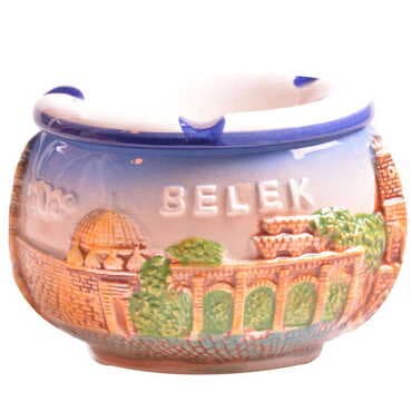 Belek Themed Ceramic Ashtray