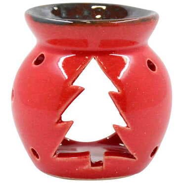 Ceramic Noel Tree Censer Candle Holder