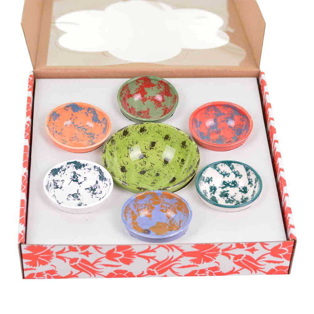 Toptan 13 Cm Ve 8 Cm Dalmaçyali Kase Set