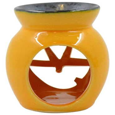 Ceramic Pumpkin Censer Candle Holder - Standart - 2