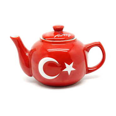 Myros - Seramik Tek Bayrak Caydanlık