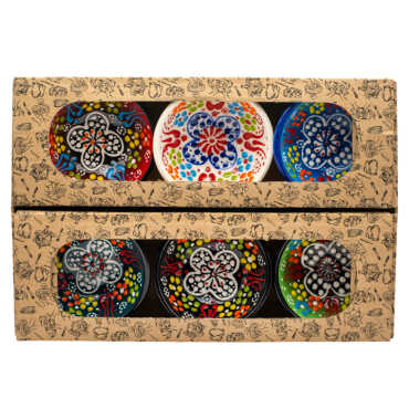 Set of 6 8 cm Pearl Bowls - 1