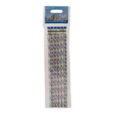 Set of Six Ceramic Themed Pencils - 1