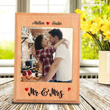 Sweetheart Themed Wooden Desktop Decor - 5