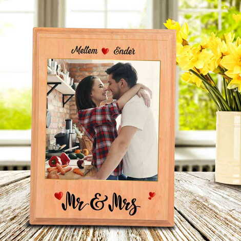 Sweetheart Themed Wooden Desktop Decor - 5