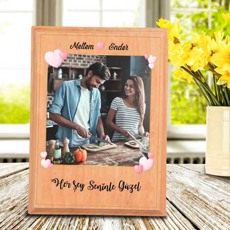 Sweetheart Themed Wooden Desktop Decor - 1