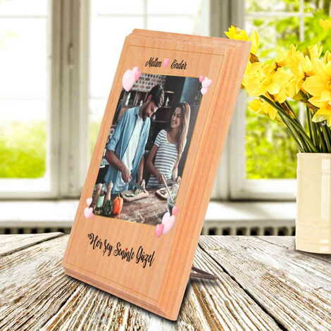 Sweetheart Themed Wooden Desktop Decor - 2