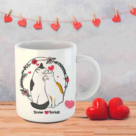 Sweetheart Themed Customised Porcelain Souvenir Travel Mug 80x95 mm - 17