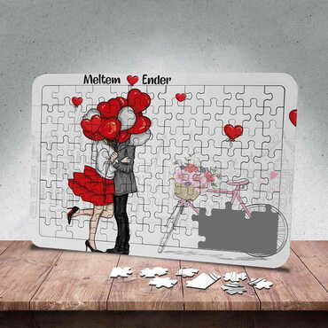 Sweetheart Themed Customised Paper Jigsaw Puzzle 130x180 mm - 6