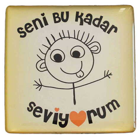 Toptan Sevgiliye Özel Myros Kare Magnet 65x65 mm - 16