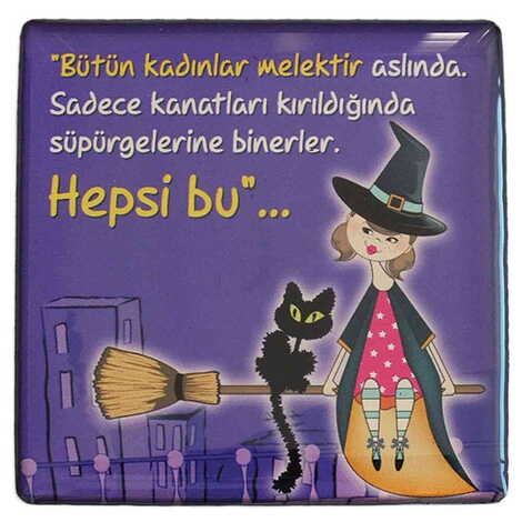 Toptan Sevgiliye Özel Myros Kare Magnet 65x65 mm - 27