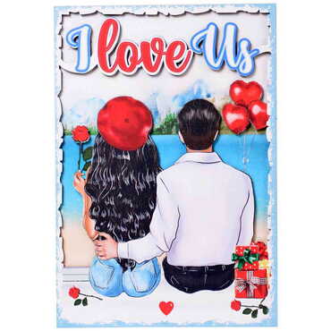 Sweetheart Themed Wooden Customised Door Sign Board 200x290 Mm - 6