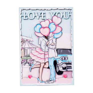 Sweetheart Themed Wooden Customised Door Sign Board 200x290 Mm - 15