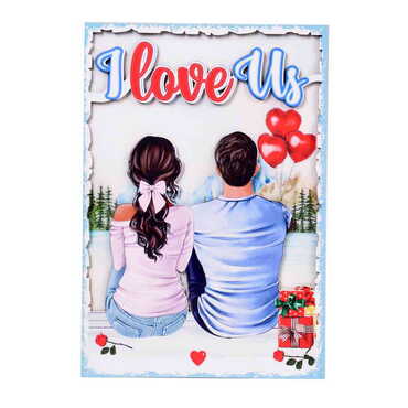 Sweetheart Themed Wooden Customised Door Sign Board 200x290 Mm - 19